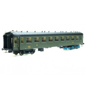 Voiture Ocem RA B9myfi ép. IIIb SNCF - HO 1/87 - LS Models MW40930