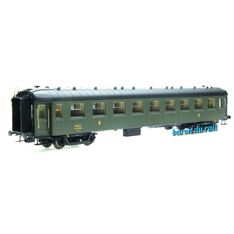 Voiture Ocem RA B9myfi ép. IIIa SNCF - HO 1/87 - LS Models MW40937