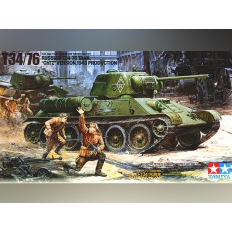 T34/76 russe Version "ChTZ", production 1943 WWII - 1/35 - Tamiya 35149