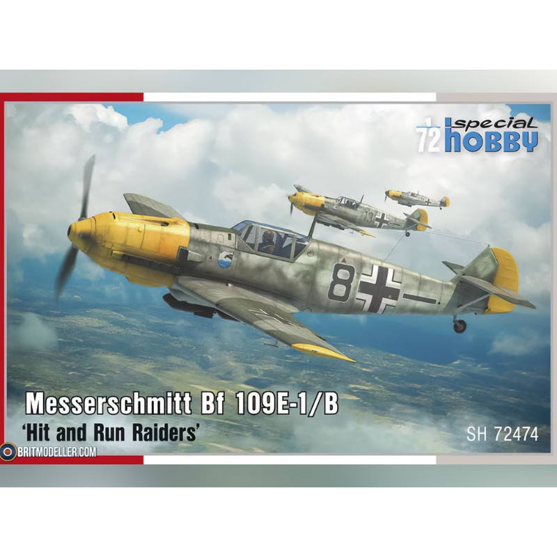 Messerschmitt Bf 109E-1/B - échelle 1/72 - SPECIAL HOBBY 72474