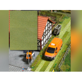 Plaque décorative 3D Lawn Grid Stones 200x140mm - BUSCH 7430