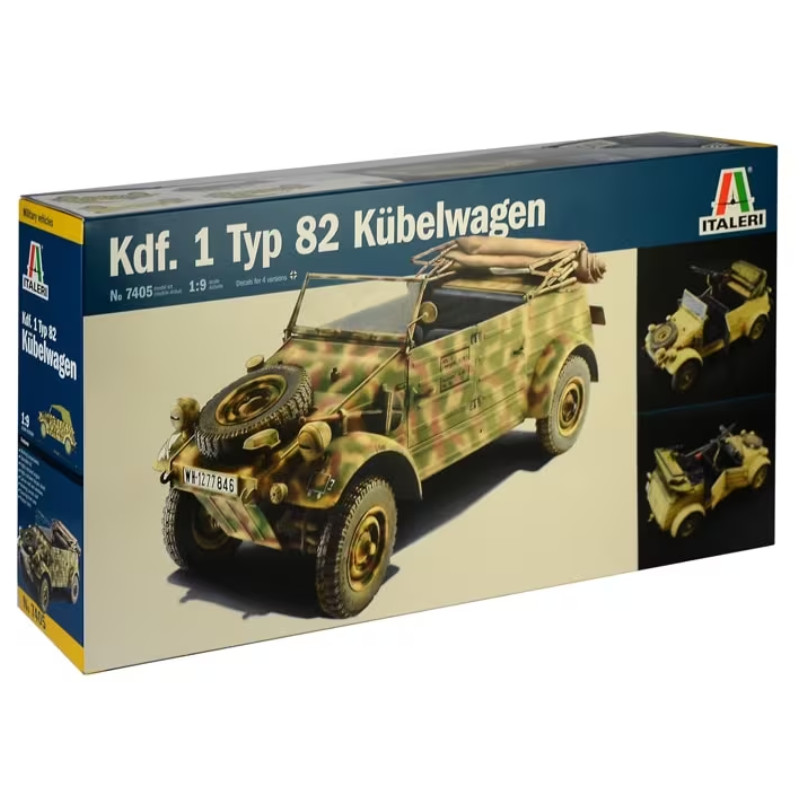 Kübelwagen Kdf.1 Type 82 WWII - 1/9 - ITALERI 7405
