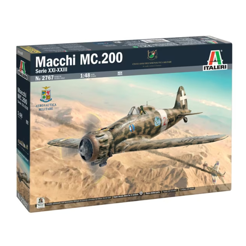 Macchi C.200 Serie XXI-XXIII- échelle 1/48 - ITALERI 2767