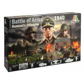 Bataille d'Arras 1940 Offensive de Rommel - WWII - Italeri 6118