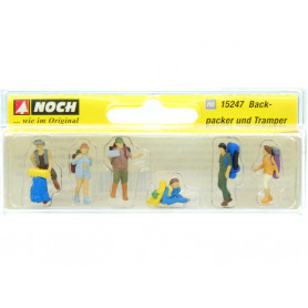Figurines Noch - 6 Couples D'Amoureux + Banc | Pour Modélisme Ferroviaire H0 - Décoration Réaliste