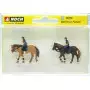 Policiers à cheval - HO 1/87 - NOCH 15078