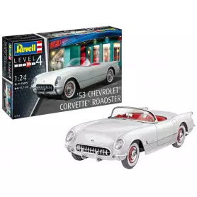 Chevrolet Corvette Roadster 1953 kit complet - 1/24 - REVELL 67718