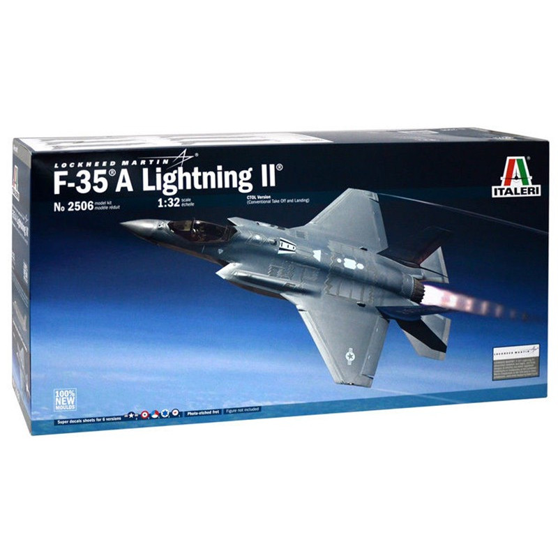 Lockheed F-35A Lightning II CTOL version - échelle 1/32 - ITALERI 2506