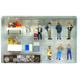 Marché aux puces - HO 1/87 - PREISER 10614