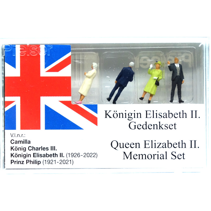 Set Mémorial Reine Elisabeth II - HO 1/87 - PREISER 13407