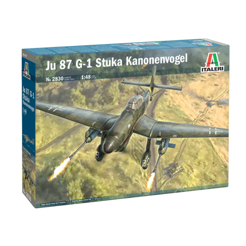 Ju 87 G-1 Stuka Kanonenvogel - échelle 1/48 - ITALERI 2830