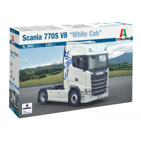 Scania 770 S V8 "White Cab" - échelle 1/24 - ITALERI 3965