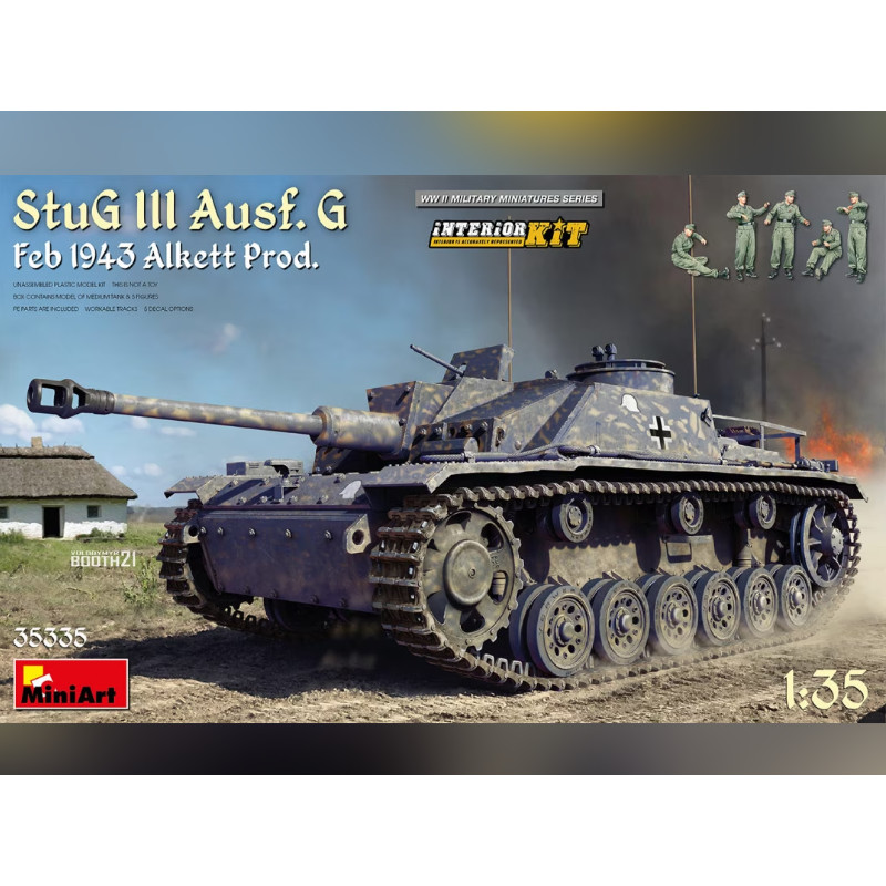StuG III Ausf. G Feb 1943 Alkett Prod. - échelle 1/35 - MINIART 35335
