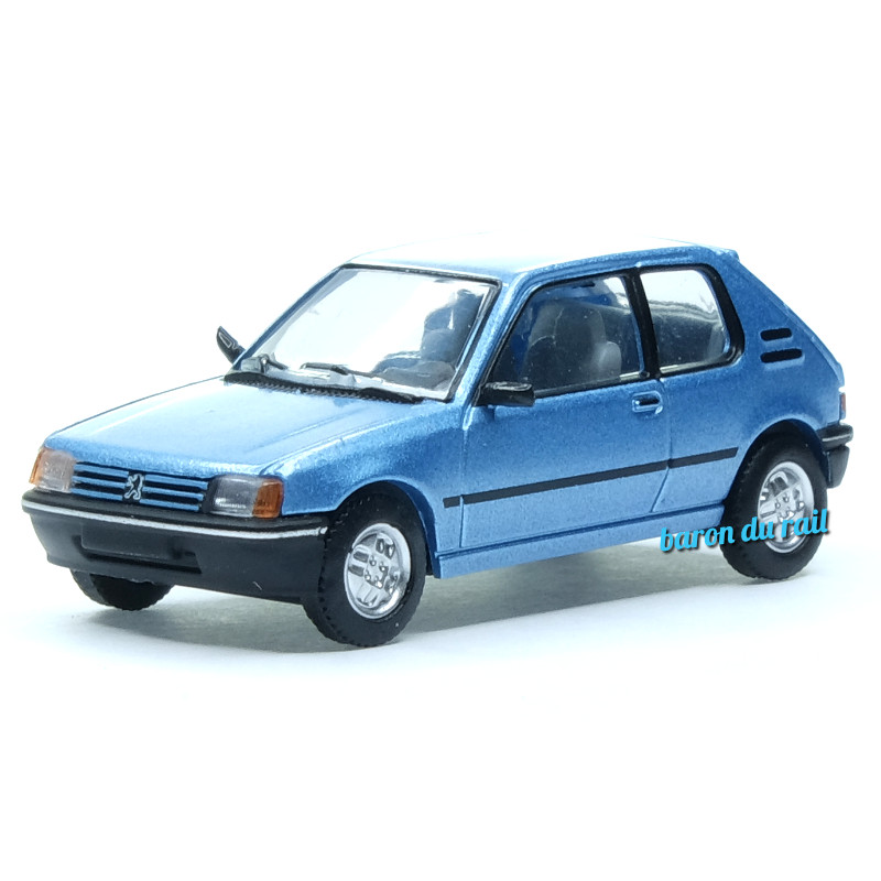 Peugeot 205 XR bleu Topaze métallisé - HO 1/87 - SAI 6303