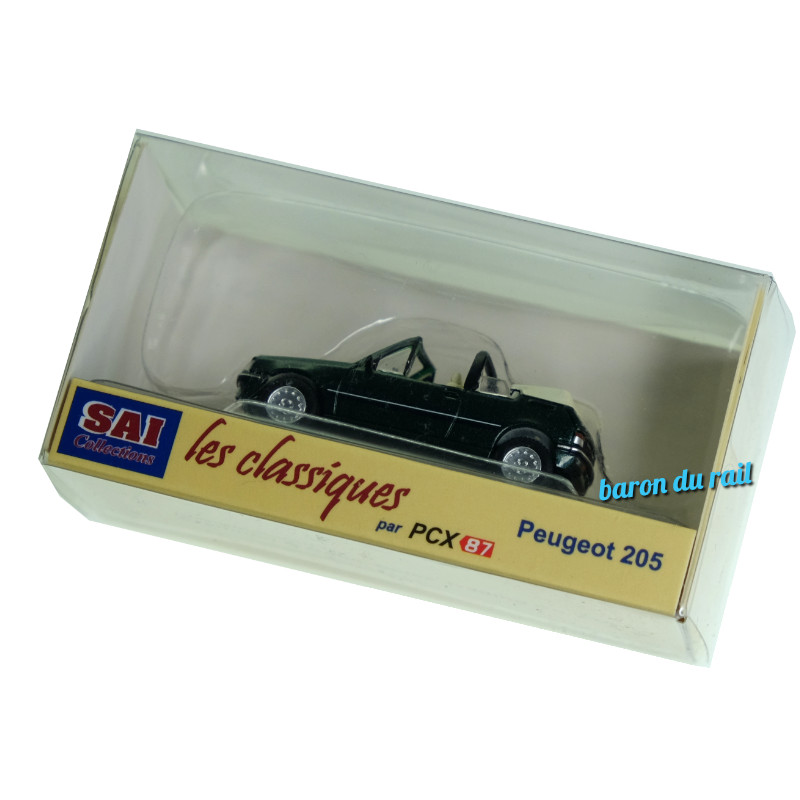 Coffret SAI 6320 – 6 Peugeot 205 Cabriolets Miniatures – Échelle 1/87 – Collection Neuve