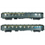 Set 2x voitures Ocem ép. IIIc-d SNCF - HO 1/87 - LS Models MW40906