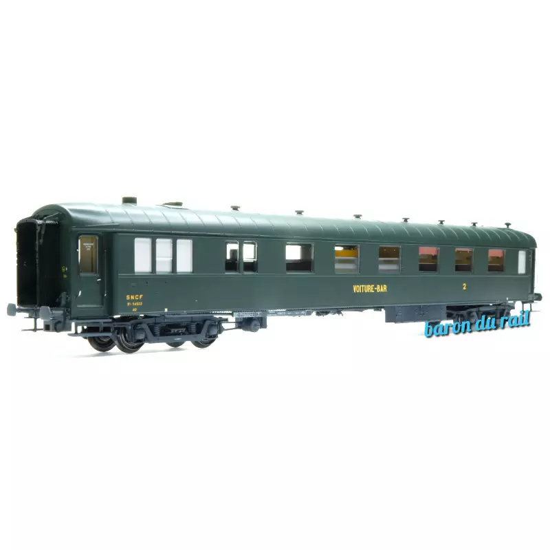 Voiture bar Ocem PL B3r ép. IIId SNCF - HO 1/87 - LS Models MW40944