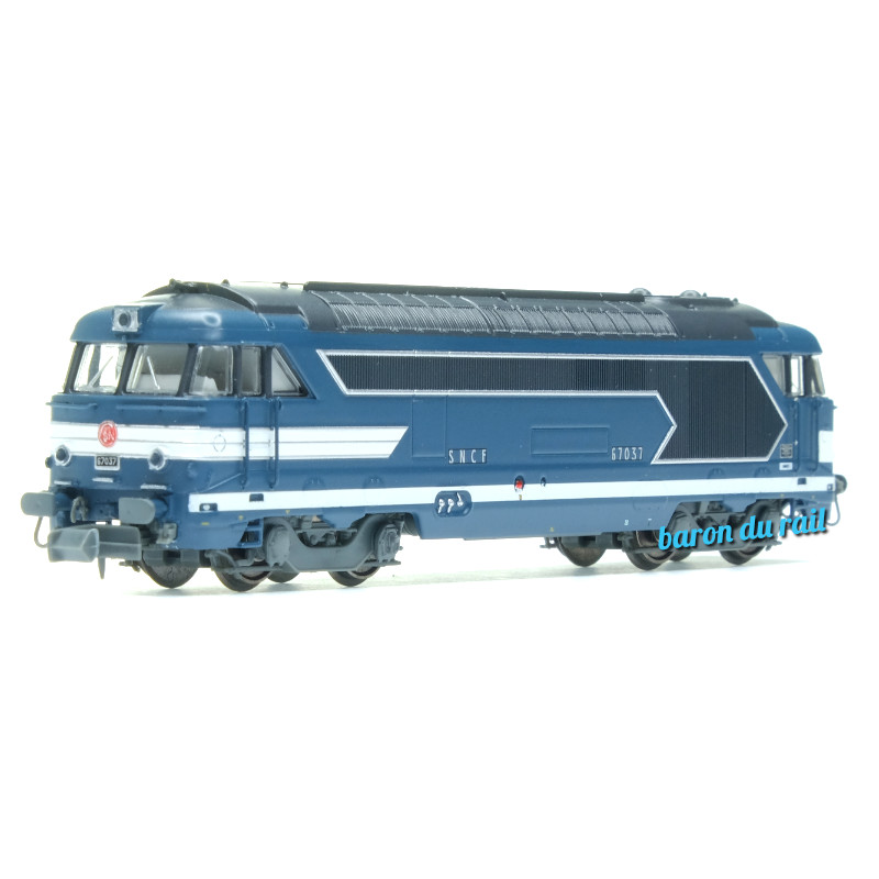 Locomotive diesel BB 67037, SNCF ép III-IV - analogique - N 1/160 - REE NW-322
