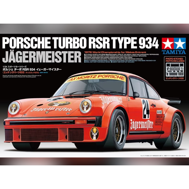 Porsche Turbo RSR Type 934 - échelle 1/24 - TAMIYA 24328