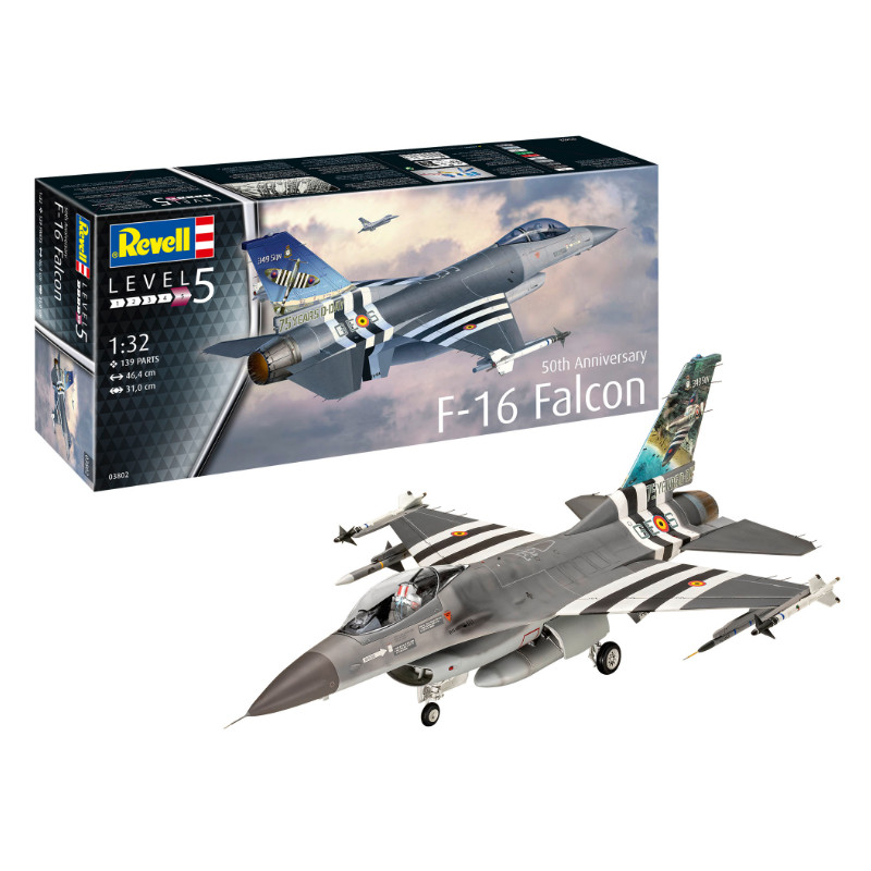 F-16 Falcon – 50ème anniversaire - 1/32 - REVELL 03802