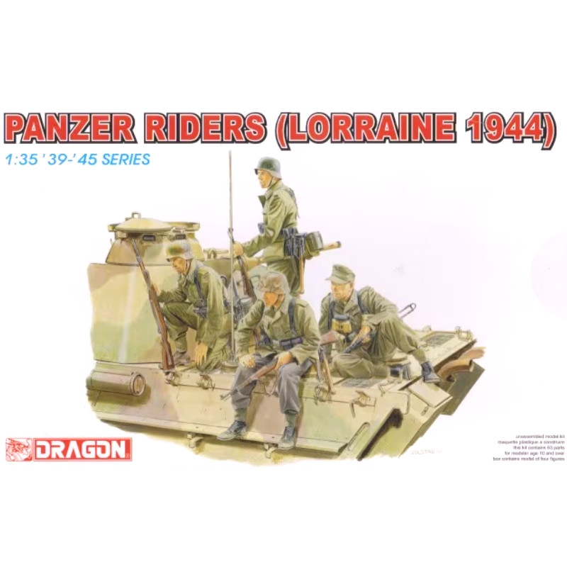 Cavaliers de Panzer Lorraine 1944 WWII - 1/35 - DRAGON 6156