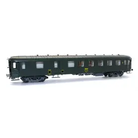 Voiture OCEM B5D mixte SNCF avec feux éclairés ép. IVa - HO - LS Models MW40395