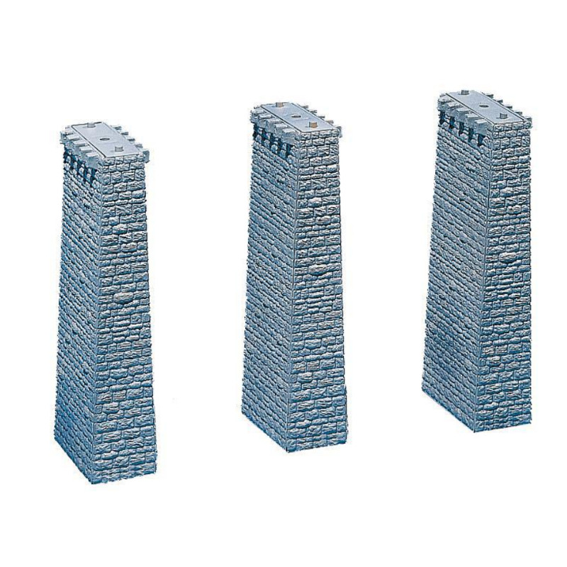 3x piliers de viaduc - HO 1/87 - FALLER 120479