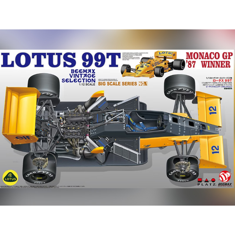 Lotus 99T '87 Monaco Winner - 1/12 - BEEMAX 12001