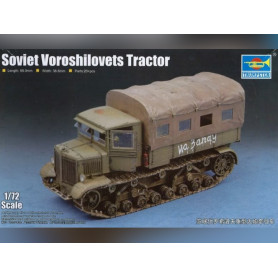 Tracteur soviétique Voroshilovets - échelle 1/72 - TRUMPETER 07110