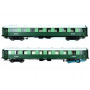 Set 2x voitures Ocem Transatlantique ép. IIb ETAT - HO 1/87 - LS Models MW40921