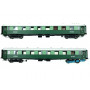 Set 2x voitures Ocem Transatlantique ép. IIb ETAT - HO 1/87 - LS Models MW40921