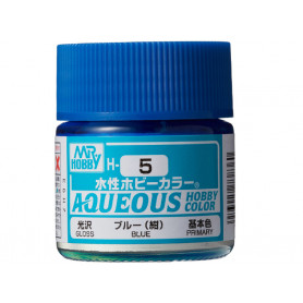 H-005 bleu brillant Mr Hobby Gunze Aqueous - pot acrylique 10 ml