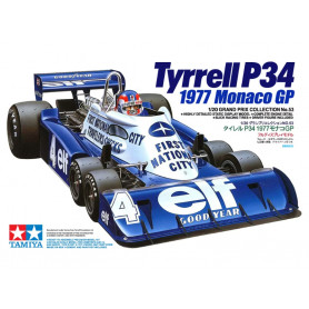 Tyrrell P34 1977 Monaco GP - échelle 1/20 - TAMIYA 20053