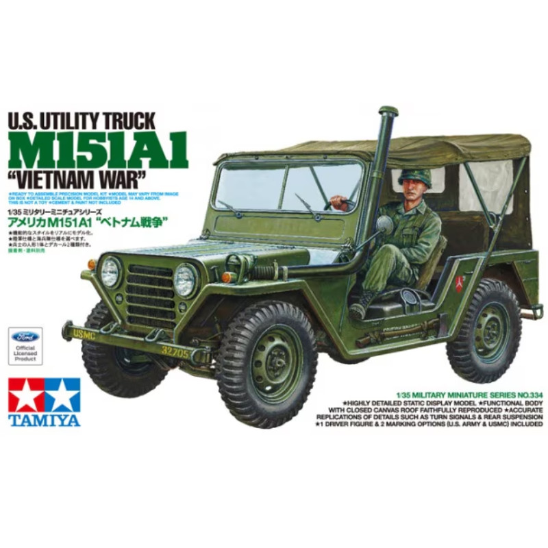 M151A1 Guerre du Vietnam - 1/35 - Tamiya 35334