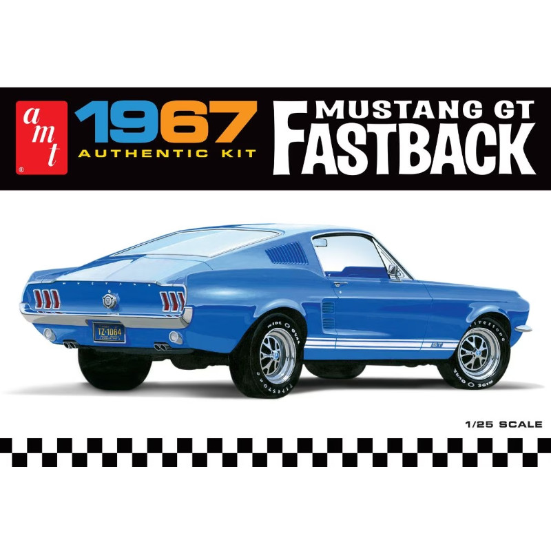 Ford Mustang GT Fastback 1967 - 1/25 - AMT 1241