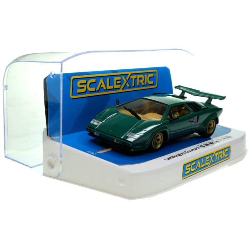 Scalextric: La Lamborghini Countach - White C4336 - slot cars passion