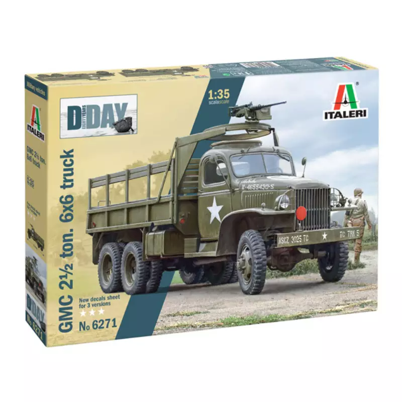 GMC 2 1/2 Ton. 6x6 Truck "D-Day" Normandie - 1/35 - ITALERI 6271