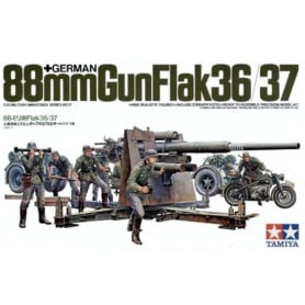 Canon allemand de 88 mm FlaK 36/37 - 1/35 - Tamiya 35017