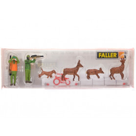 Chasseurs et chevreuils - HO 1/87 - FALLER 151702