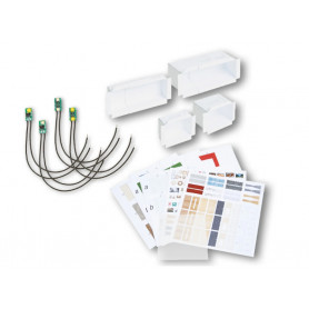 Kit d'éclairage de bâtiment LED pour micro-rooms - HO 1/87 - NOCH 51250