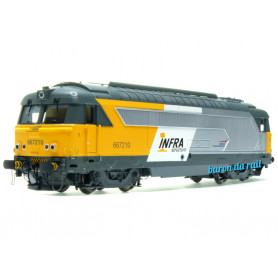 Locomotive diesel BB 67210 Infra analogique - ép V - HO 1/87 - JOUEF HJ2448