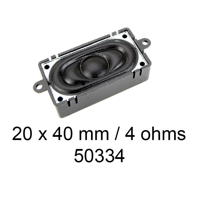 ESU 50334 - Haut parleur rectangulaire 20x40 mm 4 ohms