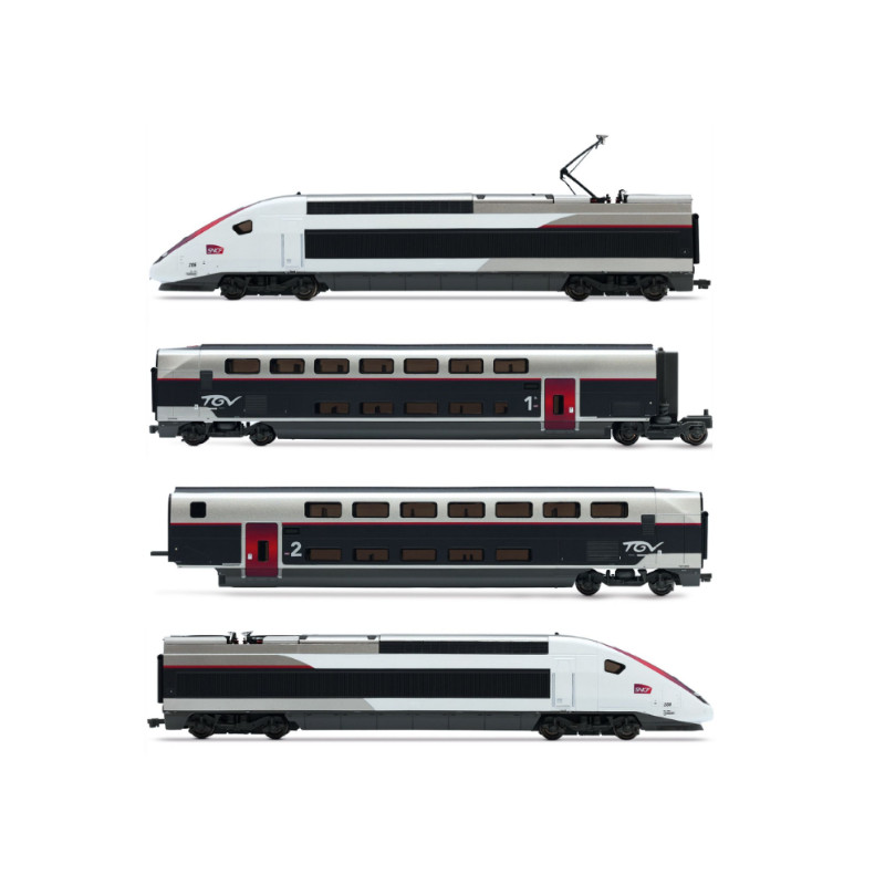 TGV Duplex Carmillon SNCF ép. VI 4 éléments digitale sonore - HO 1/87 - JOUEF HJ2451S
