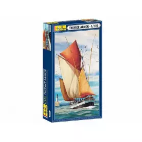 Voilier Thonier Armor kit complet peinture et colle - échelle 1/125 - HELLER 56609
