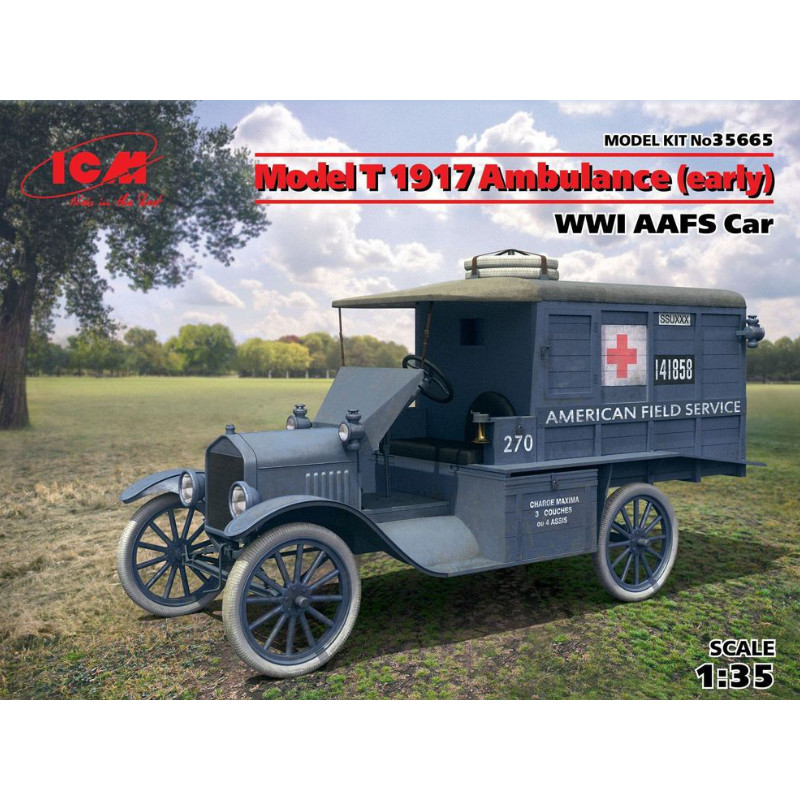 Ford Model T Ambulance 1917 - 1/35 - ICM 35665
