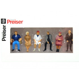 Personnages assis - O 1/43 - PREISER 65338