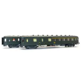 Set 2 voitures OCEM SNCF époque IVa - HO - LS Models MW40394