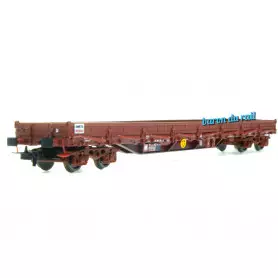Wagon plat RES Unimetal, ép. IV SNCF - HO 1/87 - JOUEF HJ6258