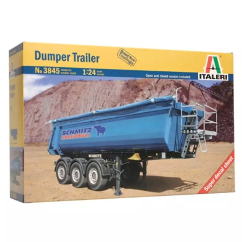 Semi-remorque benne - échelle 1/24 - ITALERI 3845