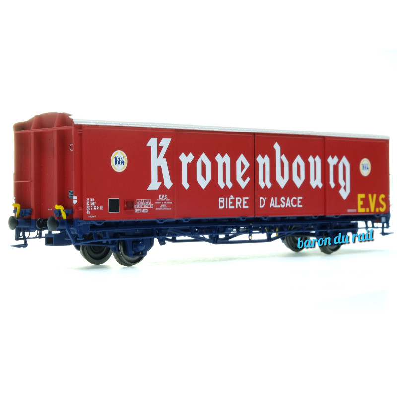 Wagon Hs E.V.S Kronenbourg ép. IV SNCF - HO 1/87 - LS Models 30675